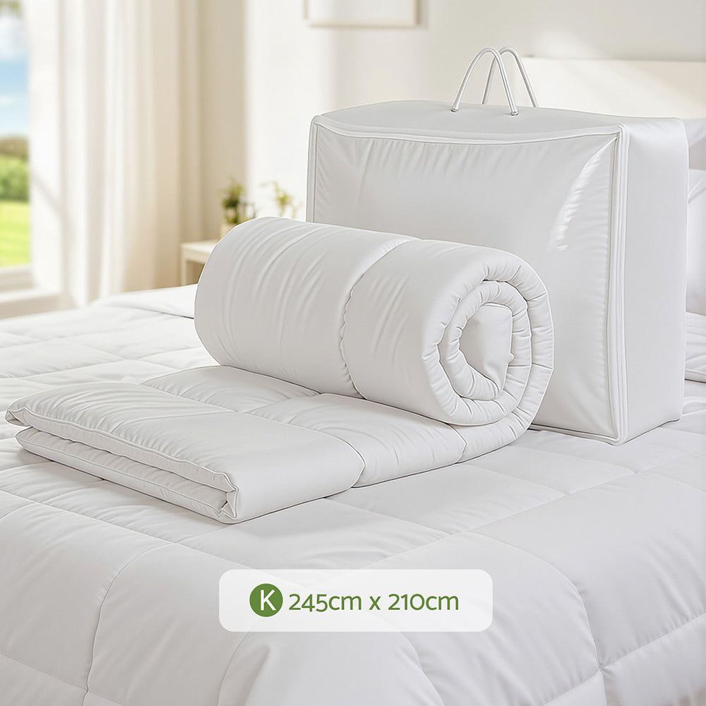 Giselle Bedding Bamboo-Blend Quilt – King, 200 GSM