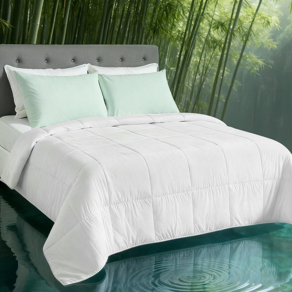 Giselle Bedding Bamboo-Blend Quilt – Super King, 200 GSM