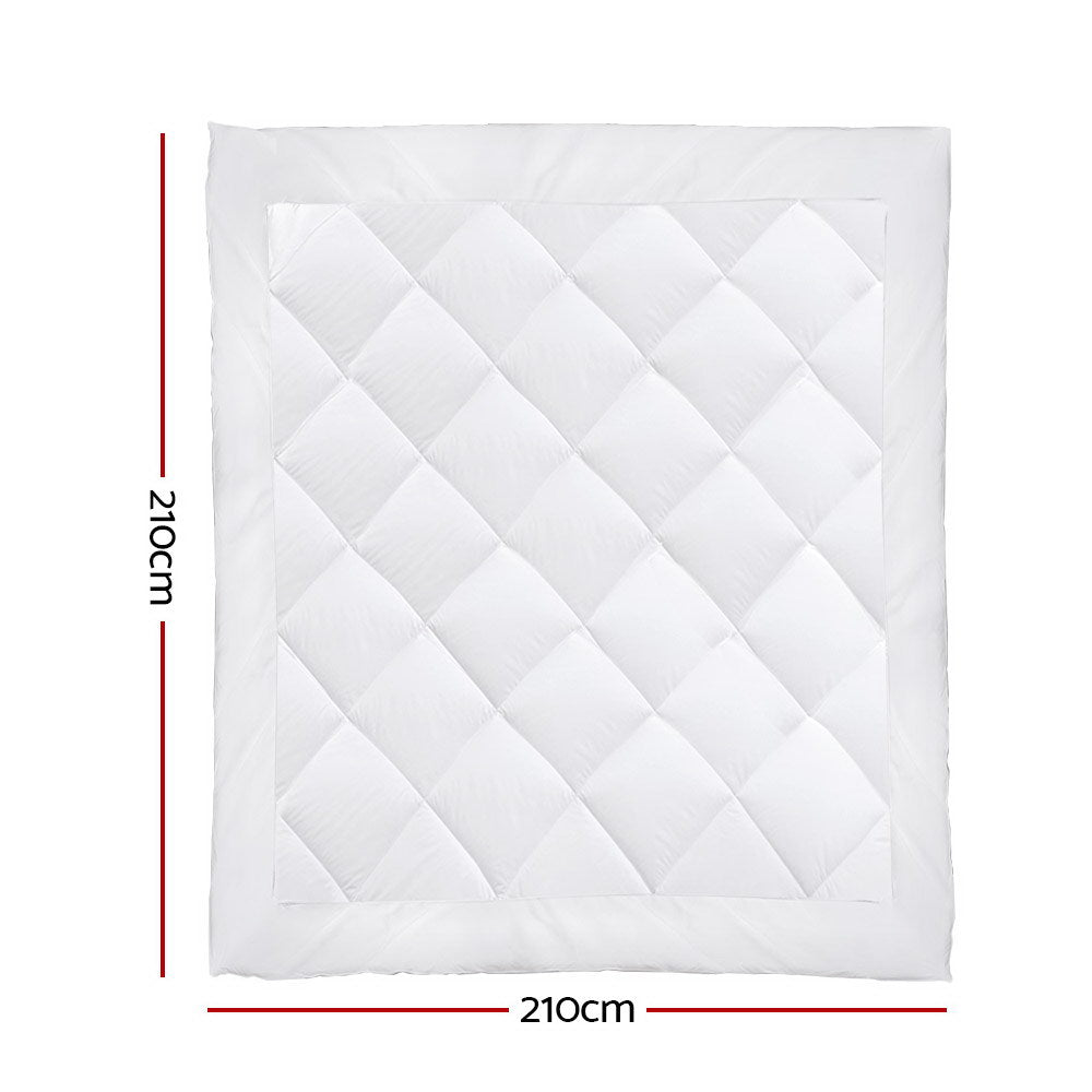 Giselle Bedding Bamboo and Hollow-Fibre Quilt – Queen, 700 GSM