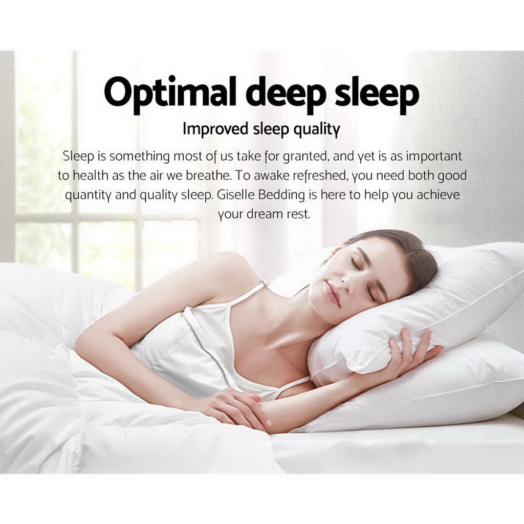 Giselle Bedding Bamboo and Hollow-Fibre Quilt – Queen, 700 GSM