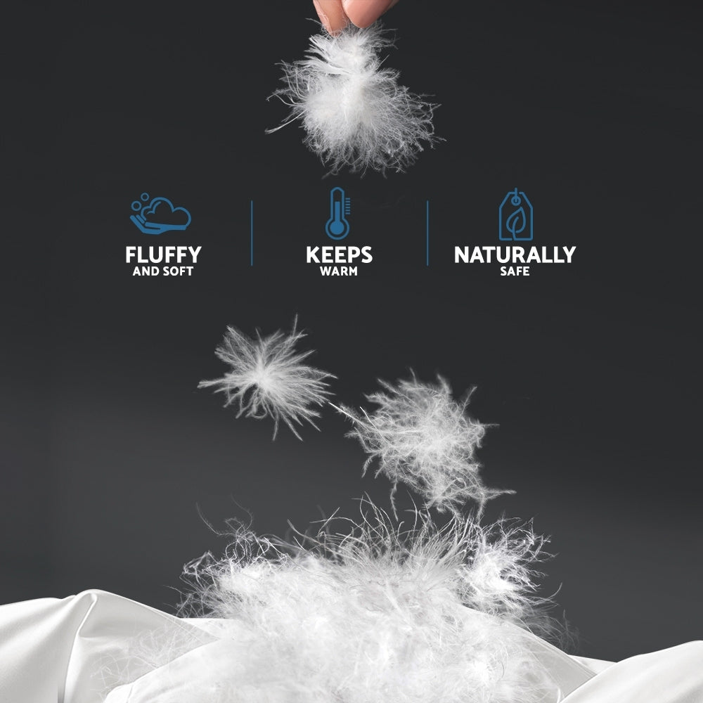 Giselle Bedding Duck Feather and Down Quilt – King, 700 GSM