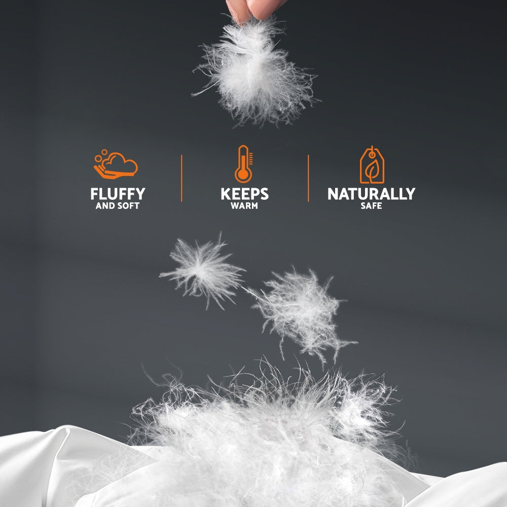 Giselle Bedding Goose Feather and Down Quilt – Queen, 700 GSM