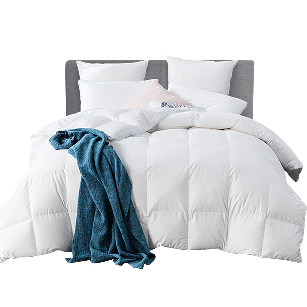 Giselle Bedding Goose Feather and Down Quilt – Super King, 700 GSM