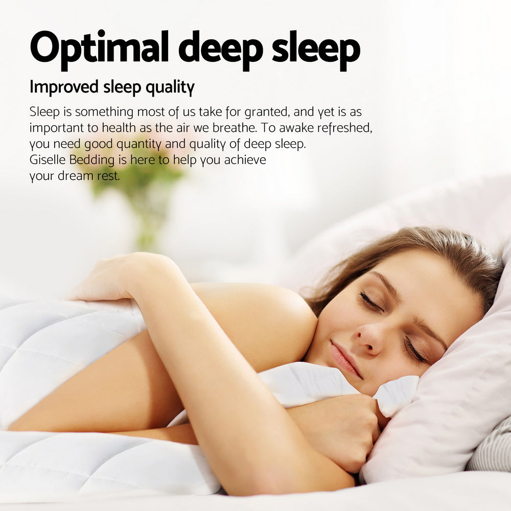 Giselle Bedding Goose Feather and Down Quilt – Single, 800 GSM