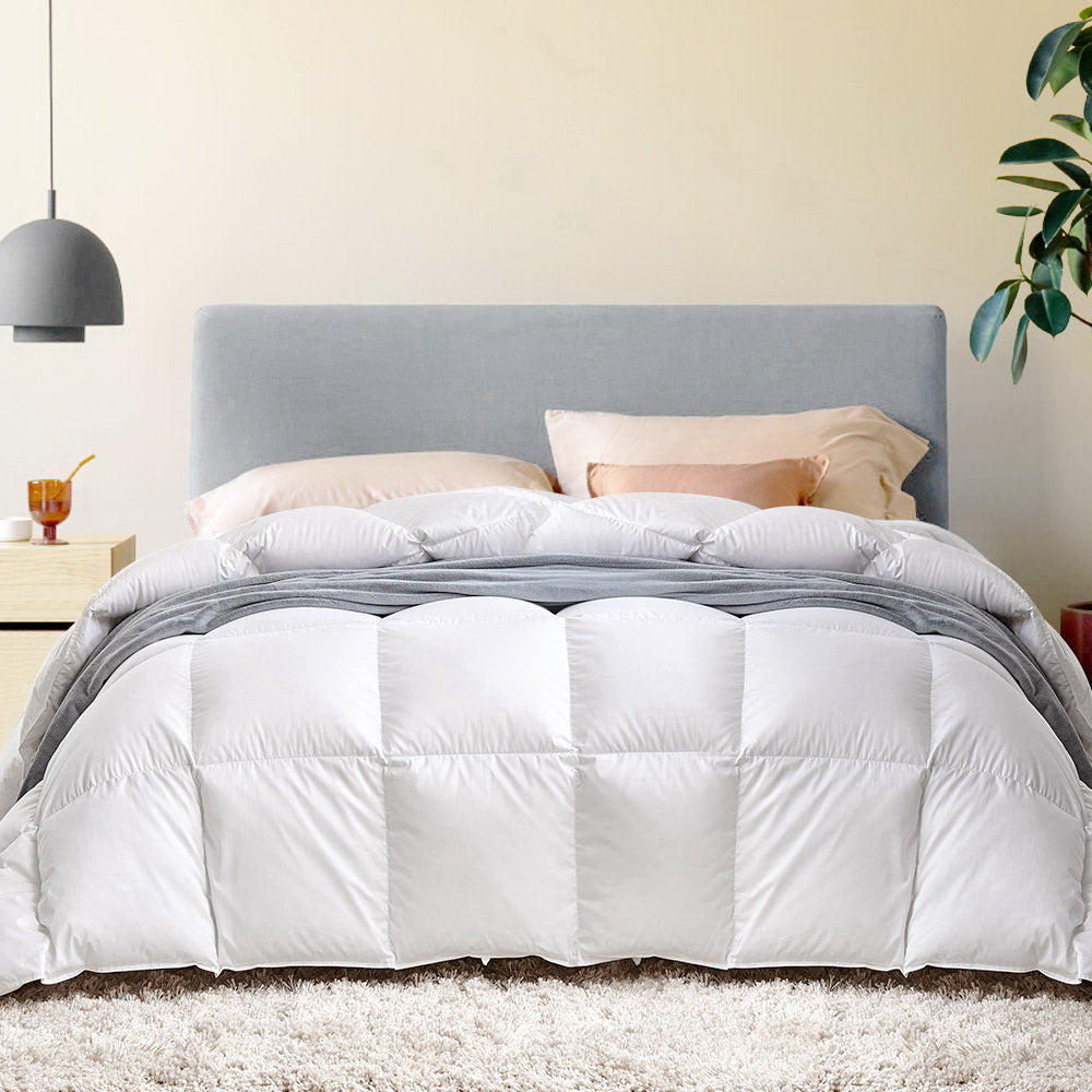 Giselle Bedding Goose Feather and Down Quilt – Queen, 500 GSM
