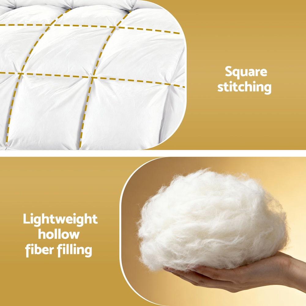 Giselle Bedding Hollow-Fibre Quilt – King, 400 GSM