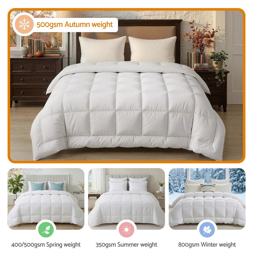 Giselle Bedding Wool Quilt – Super King, 500 GSM