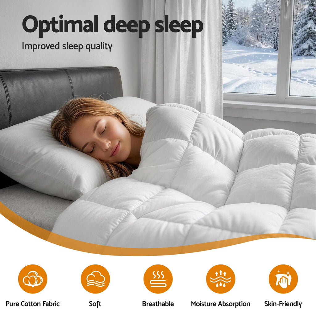 Giselle Bedding Wool Quilt – Double, 800 GSM