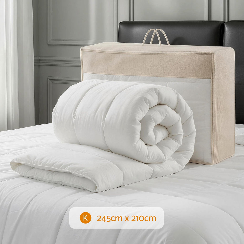 Giselle Bedding Wool Quilt – King, 800 GSM