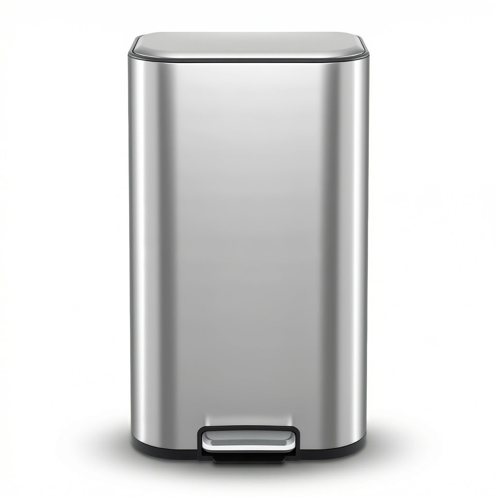 Cefito 40L Soft-Close Pedal Bin – Silver