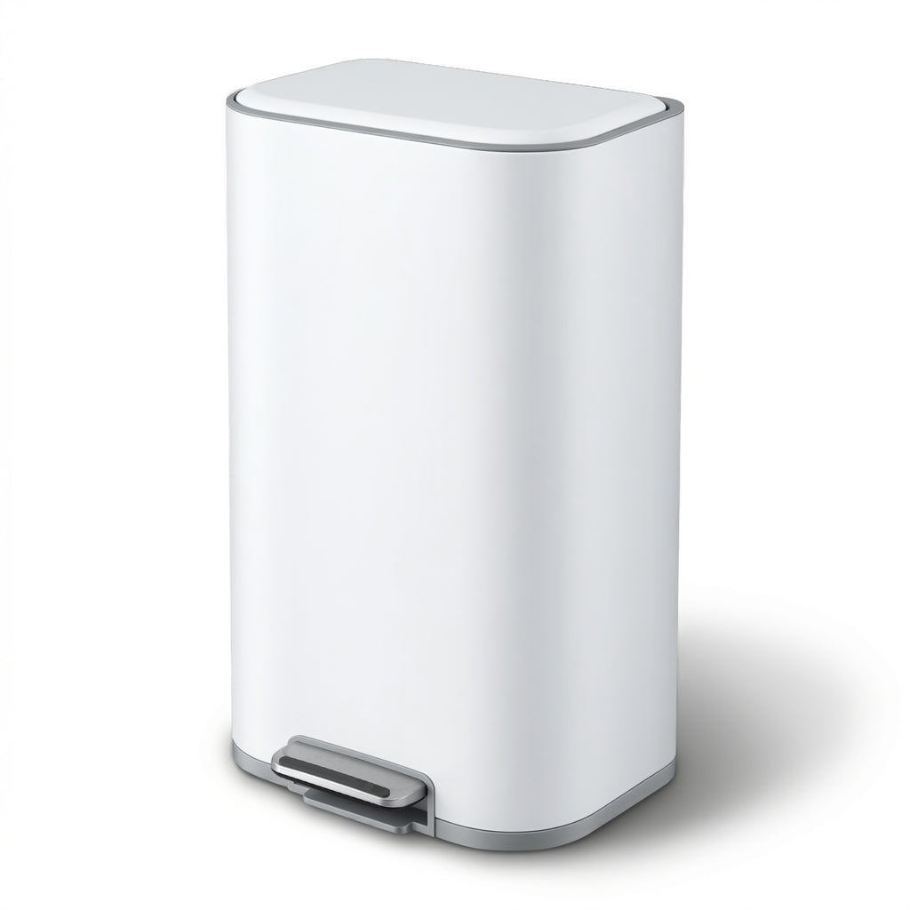 Cefito 40L Soft-Close Pedal Bin – White