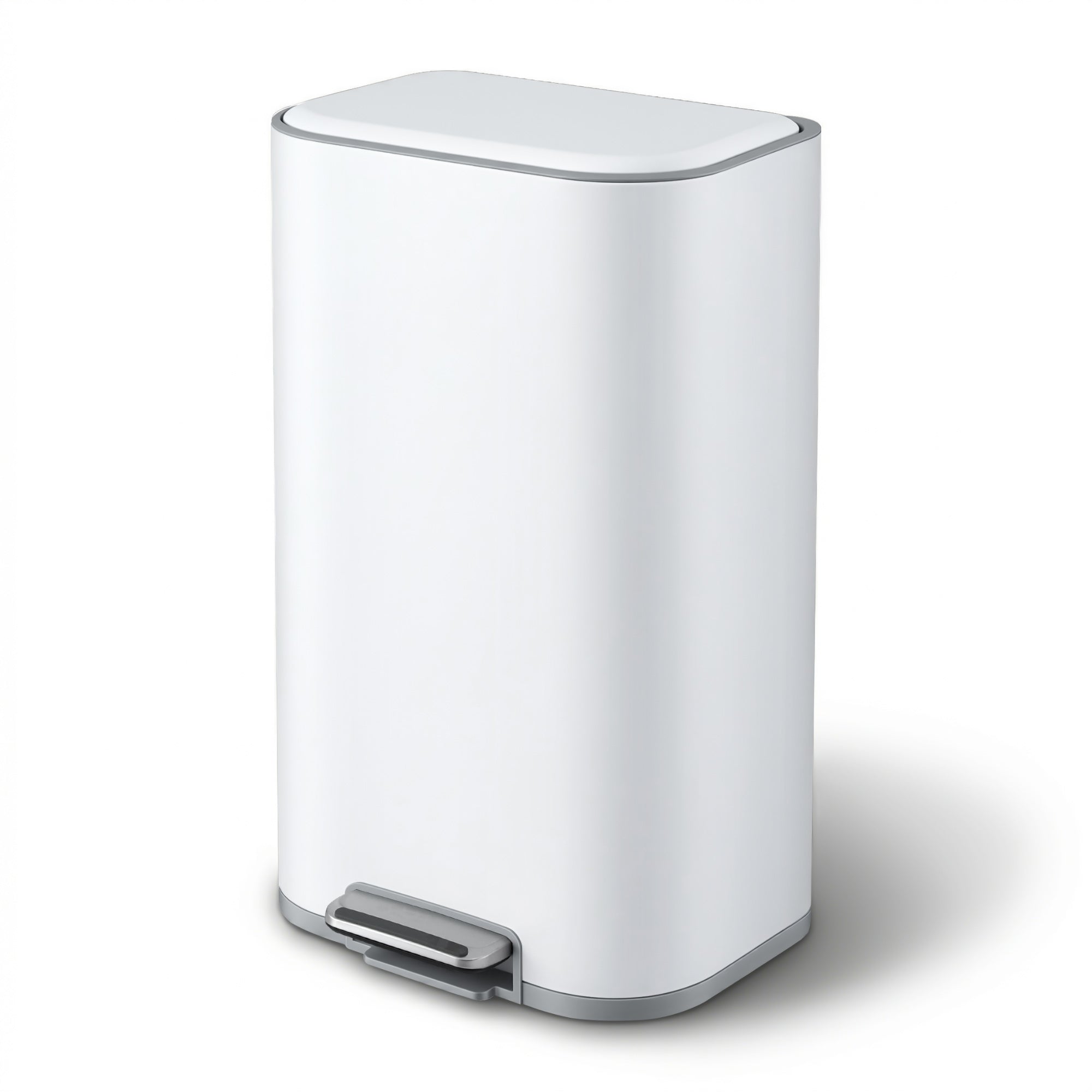 Cefito 40L Soft-Close Pedal Bin – White