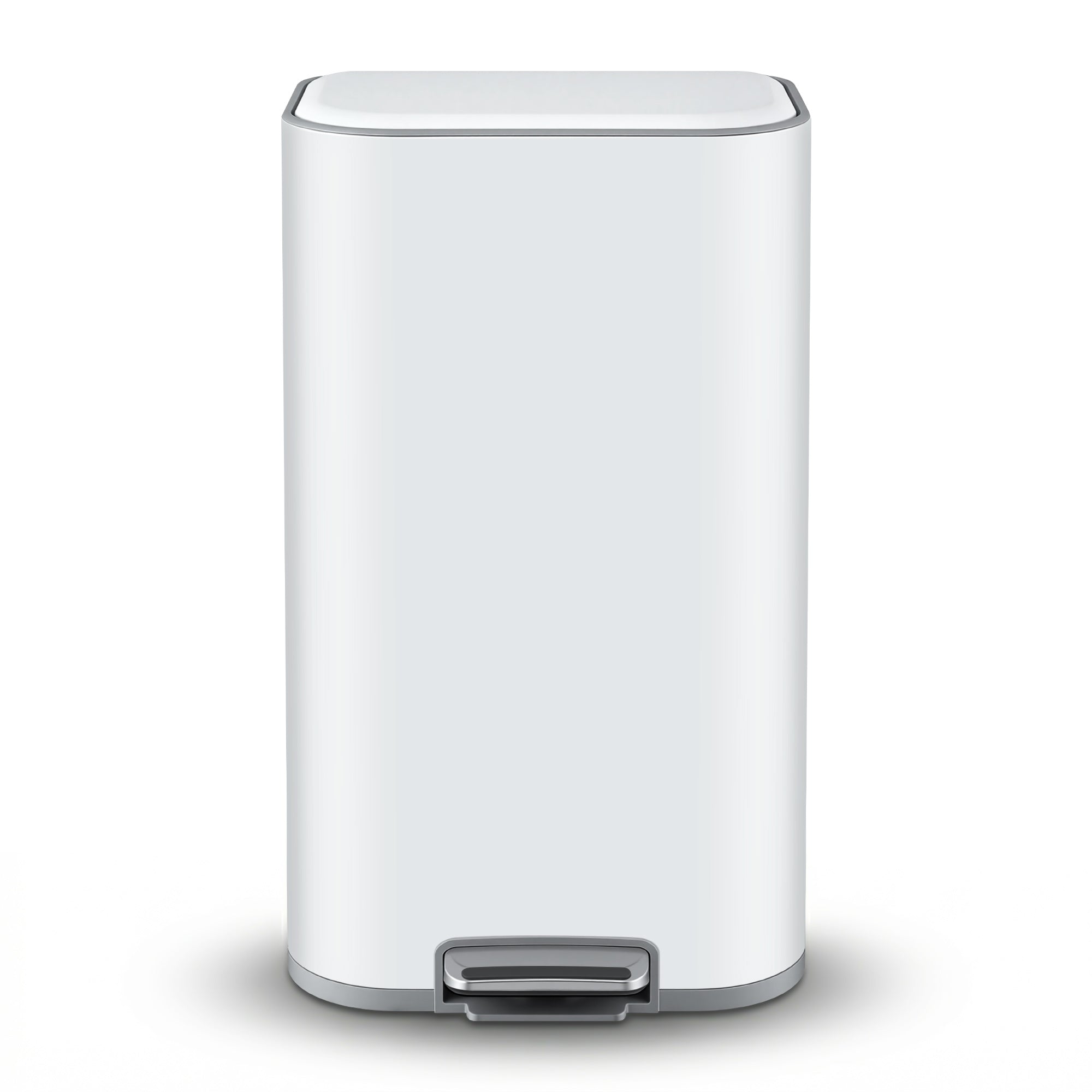 Cefito 40L Soft-Close Pedal Bin – White