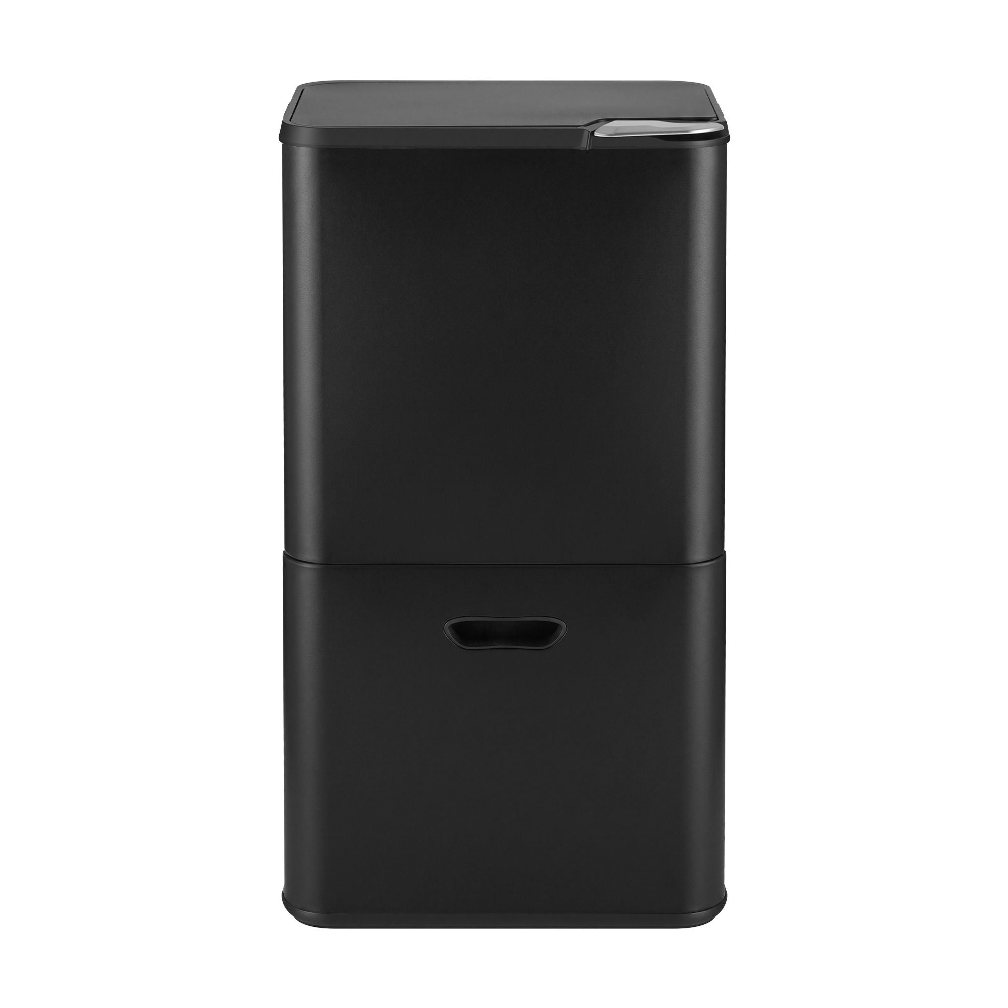 Cefito 63L Three-Compartment Bin – Black