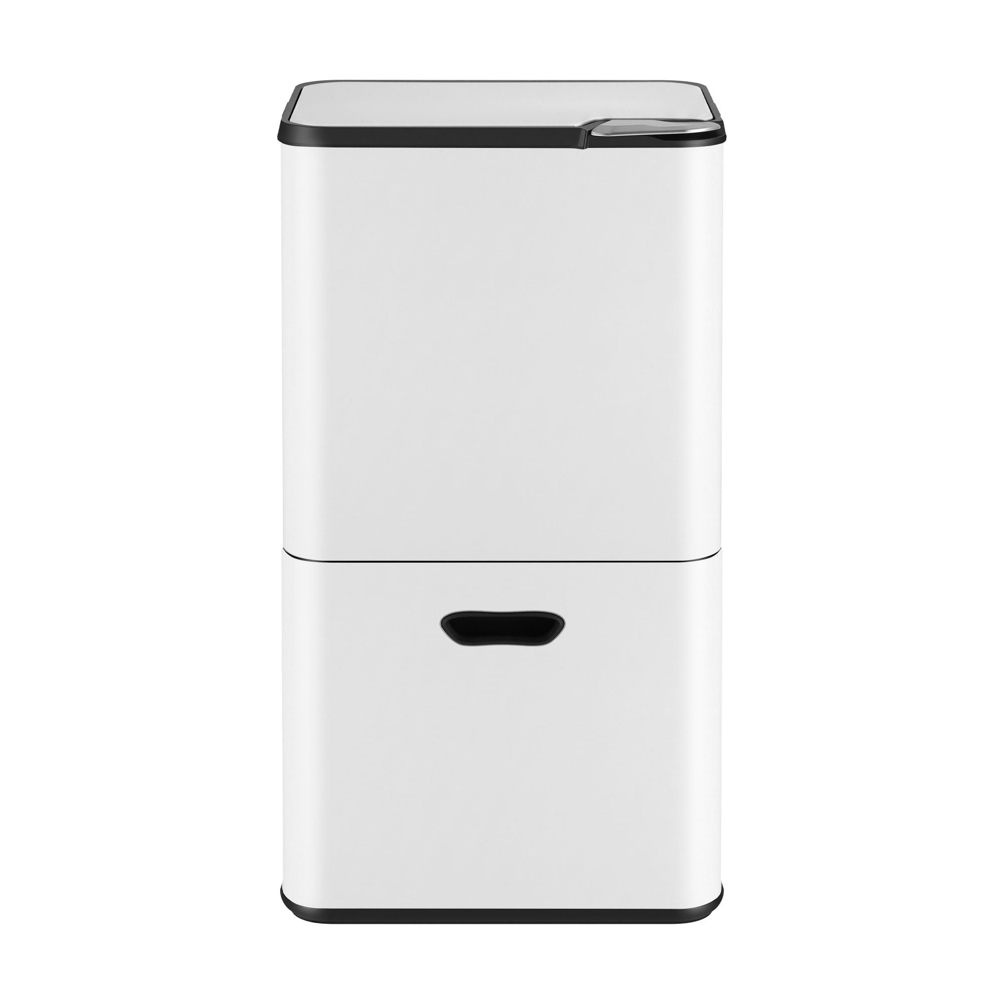 Cefito 63L Three-Compartment Bin – White