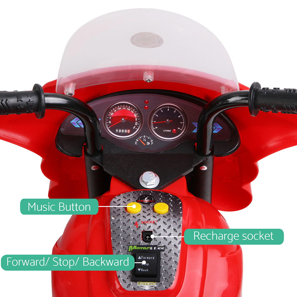 Electric Ride On Police Motorcycle