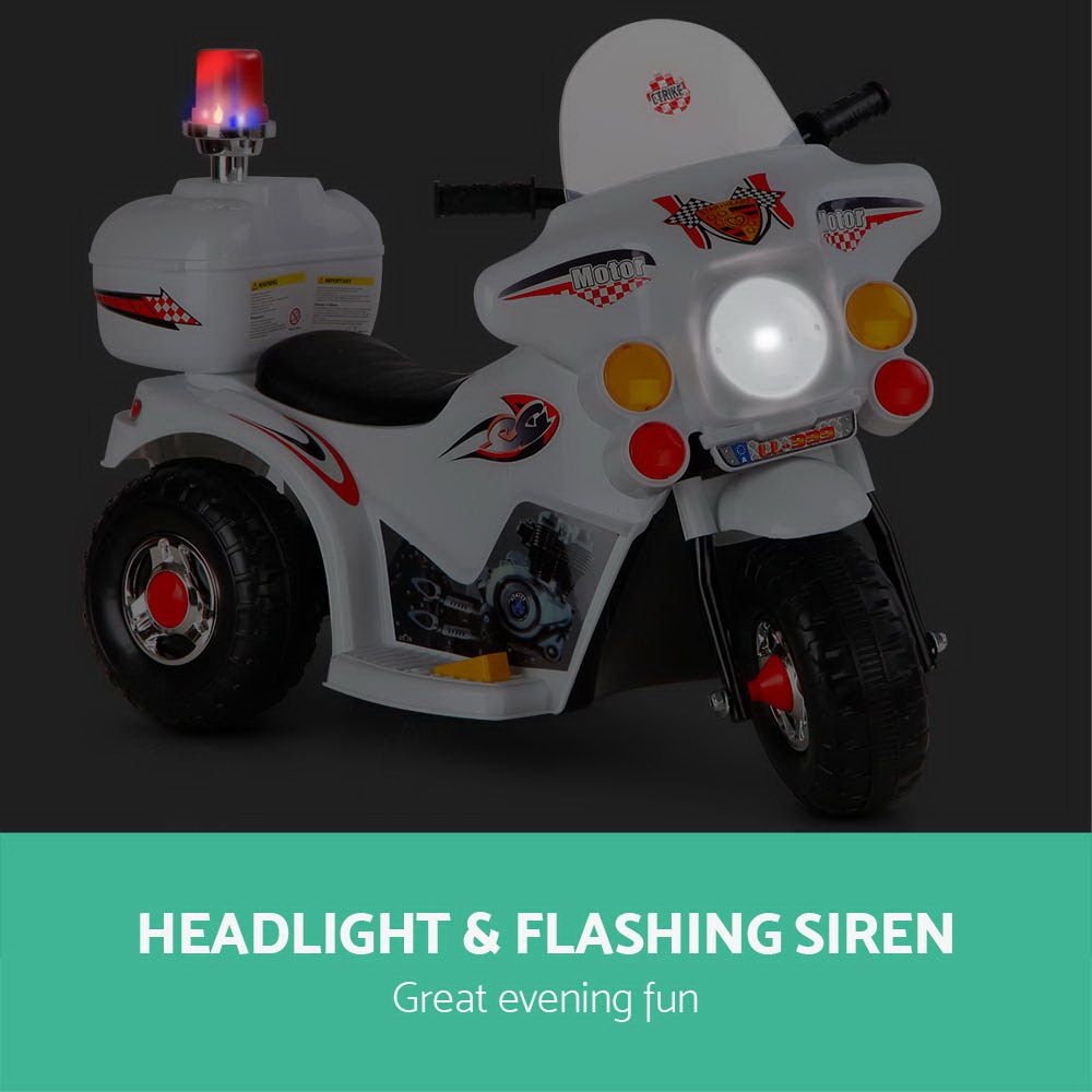 Electric Ride On Police Motorcycle