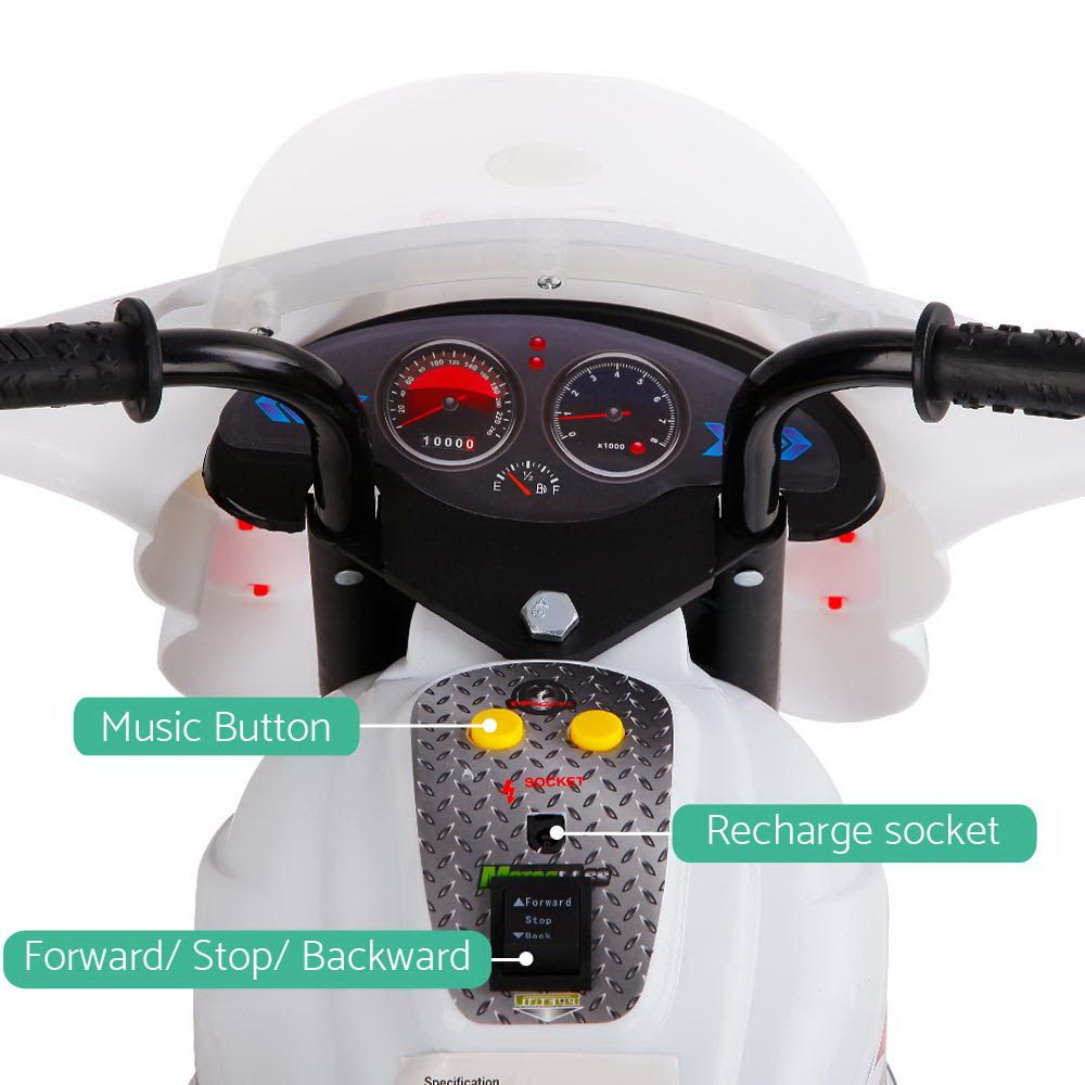 Electric Ride On Police Motorcycle