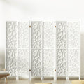 6-Panel Room Divider – 244x170cm, Clover White | Artiss