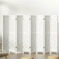 8-Panel Room Divider – 325x170cm, Clover White | Artiss