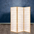 3-Panel Room Divider – 131x179cm, Natural | Artiss