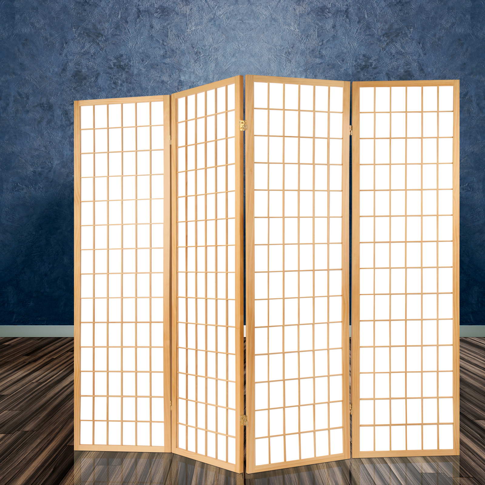 6-Panel Room Divider – 261x179cm, Natural | Artiss