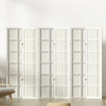 6-Panel Room Divider – 265x179cm, Nova White | Artiss