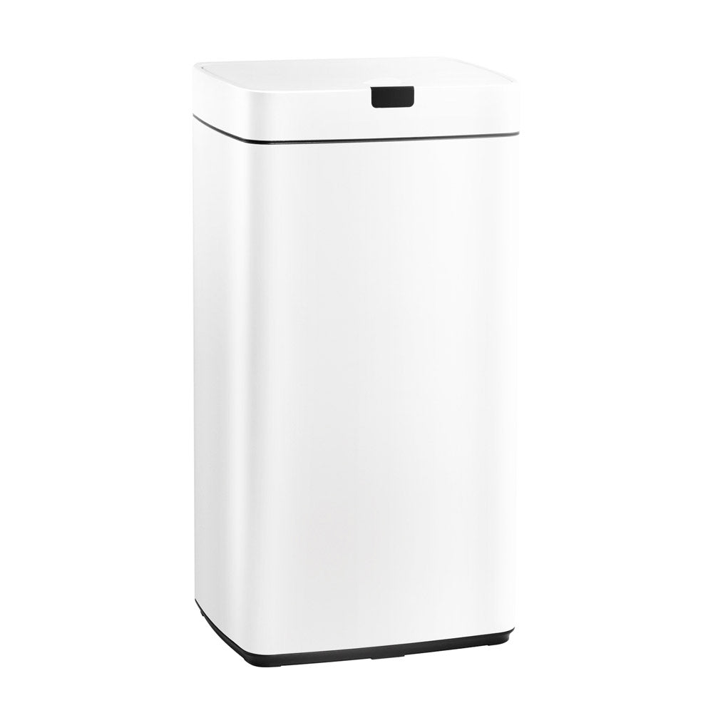Devanti 45L Motion Sensor Bin – White