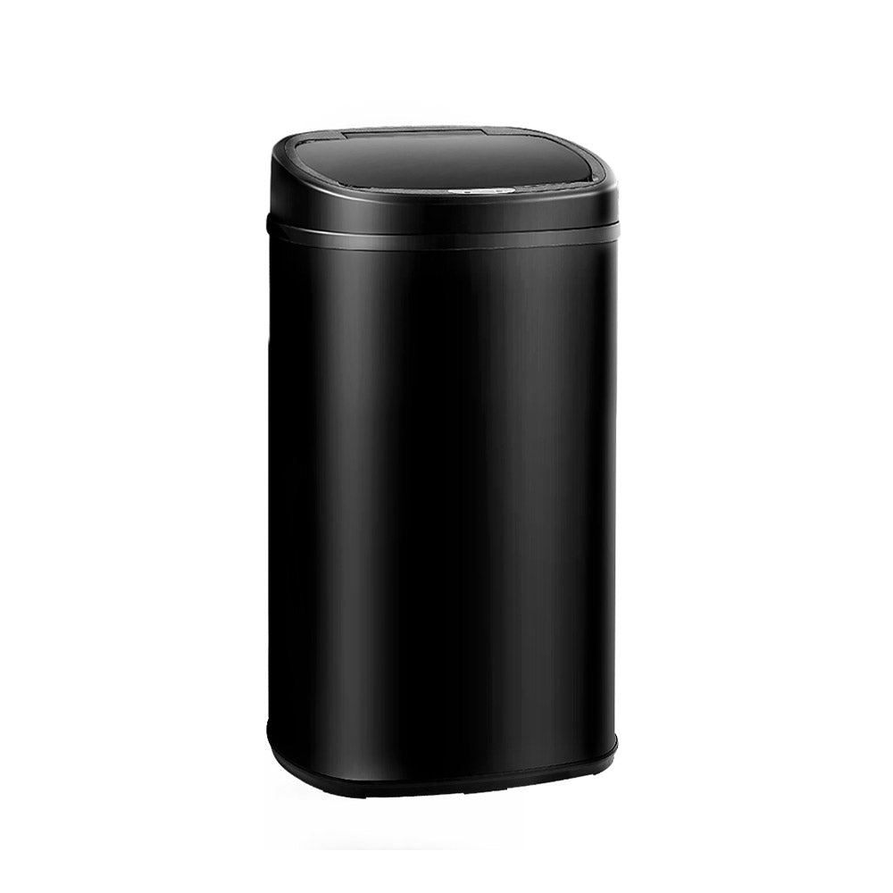 Devanti 58L Motion Sensor Bin – Black
