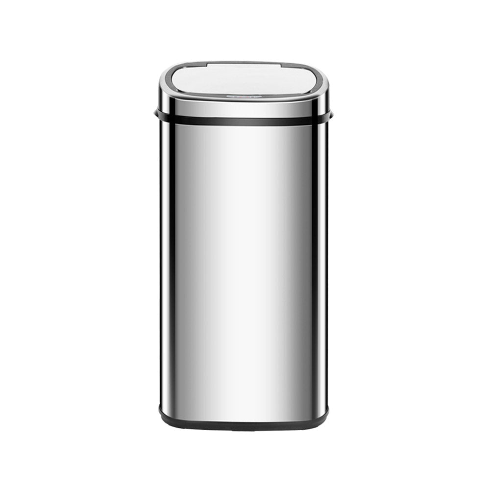 Devanti 68L Motion Sensor Bin – Silver