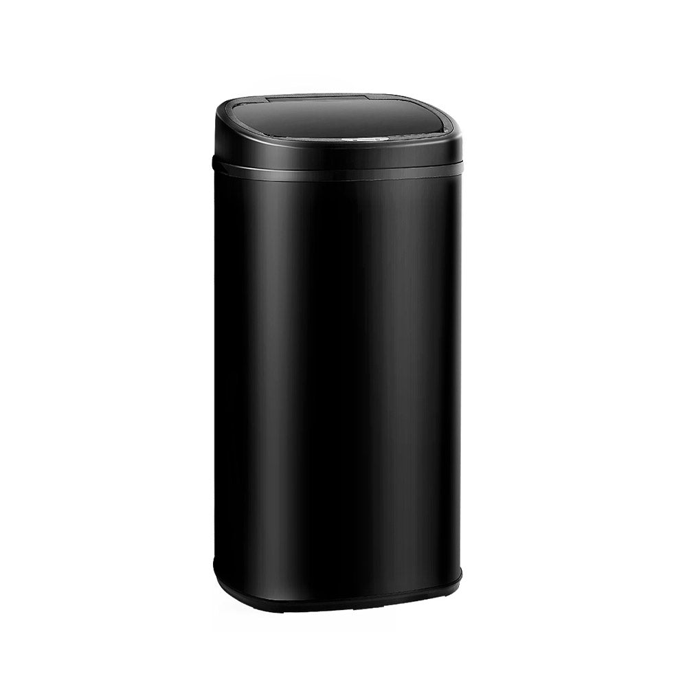 Devanti 68L Motion Sensor Bin – Black