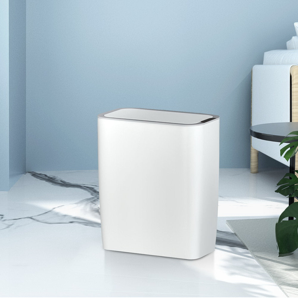 Devanti 9L Motion Sensor Bin – White