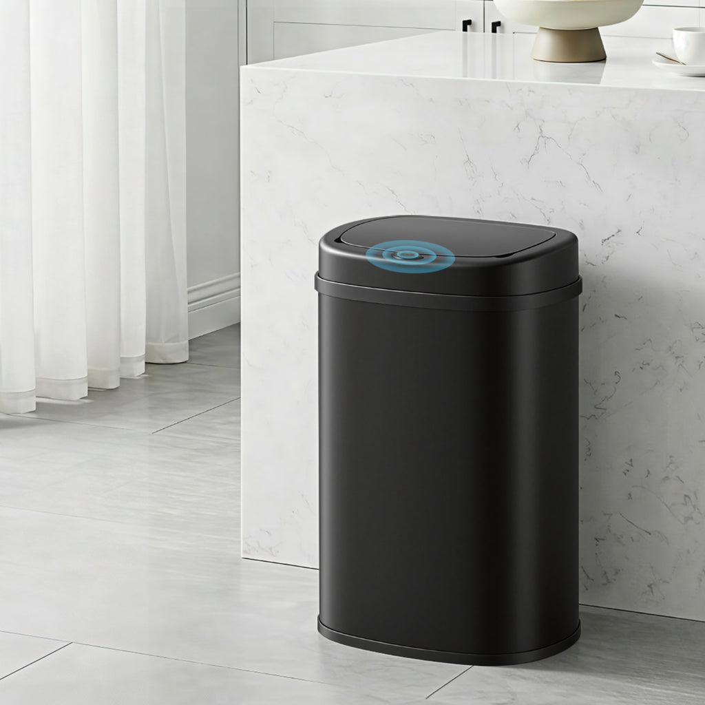 Devanti 50L Motion Sensor Bin – Black