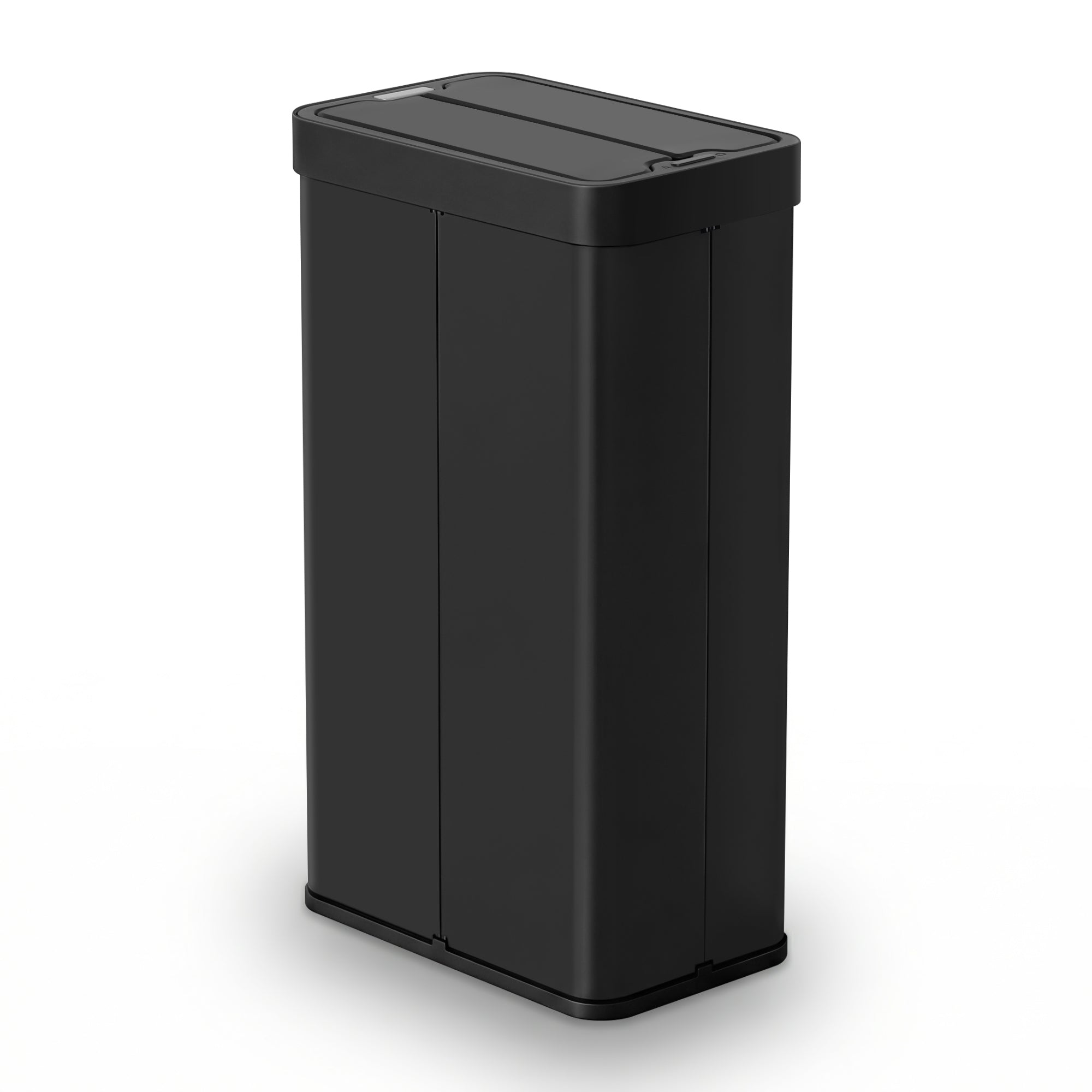 Devanti 70L Slim Dual-Wing Sensor Bin – Black