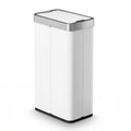 Devanti 70L Slim Dual-Wing Sensor Bin – White