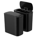 Devanti 2-Pack 11L Motion Sensor Bins – Black