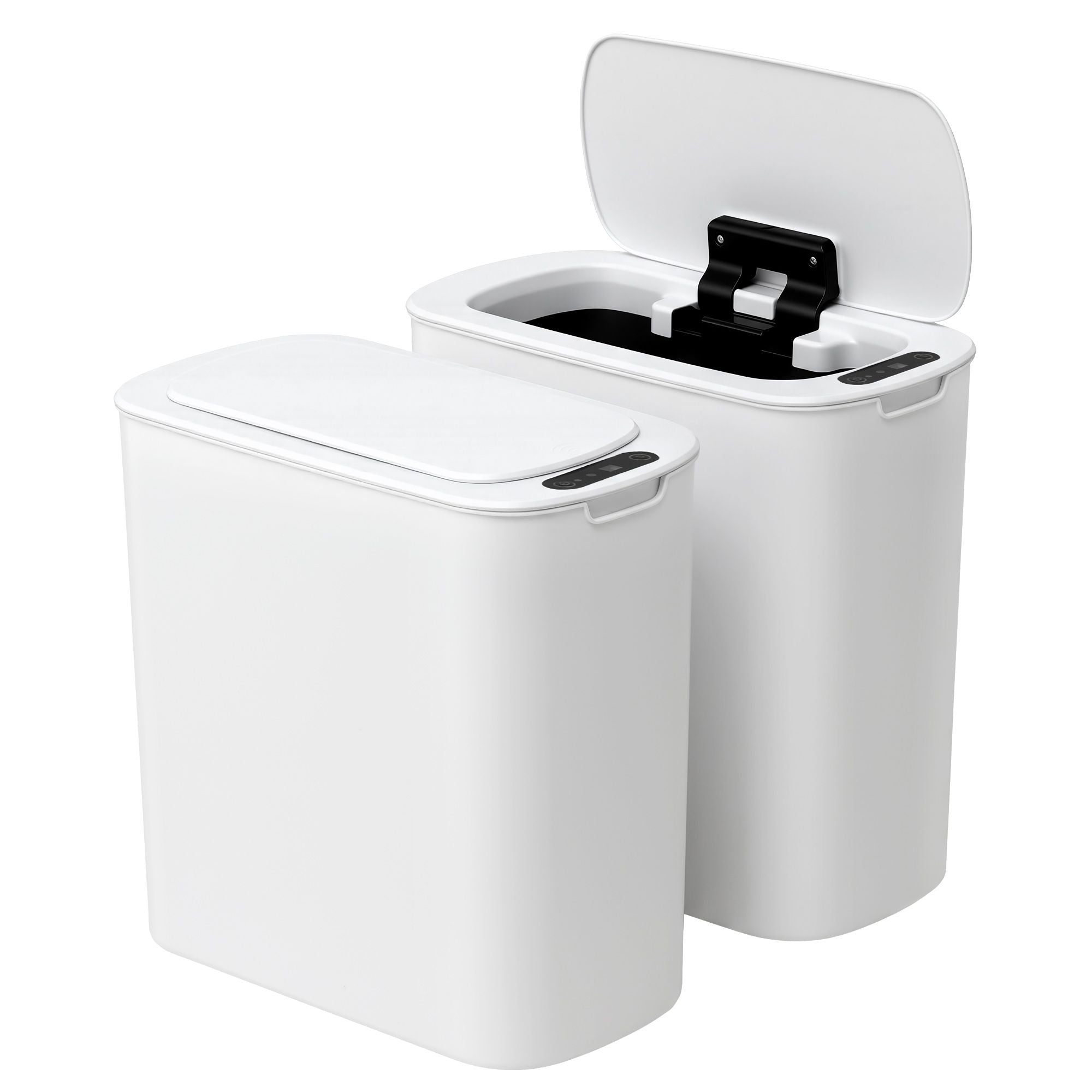 Devanti 2-Pack 11L Motion Sensor Bins – White