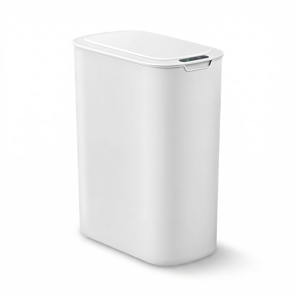 Devanti 21L Slim Motion Sensor Bin – White