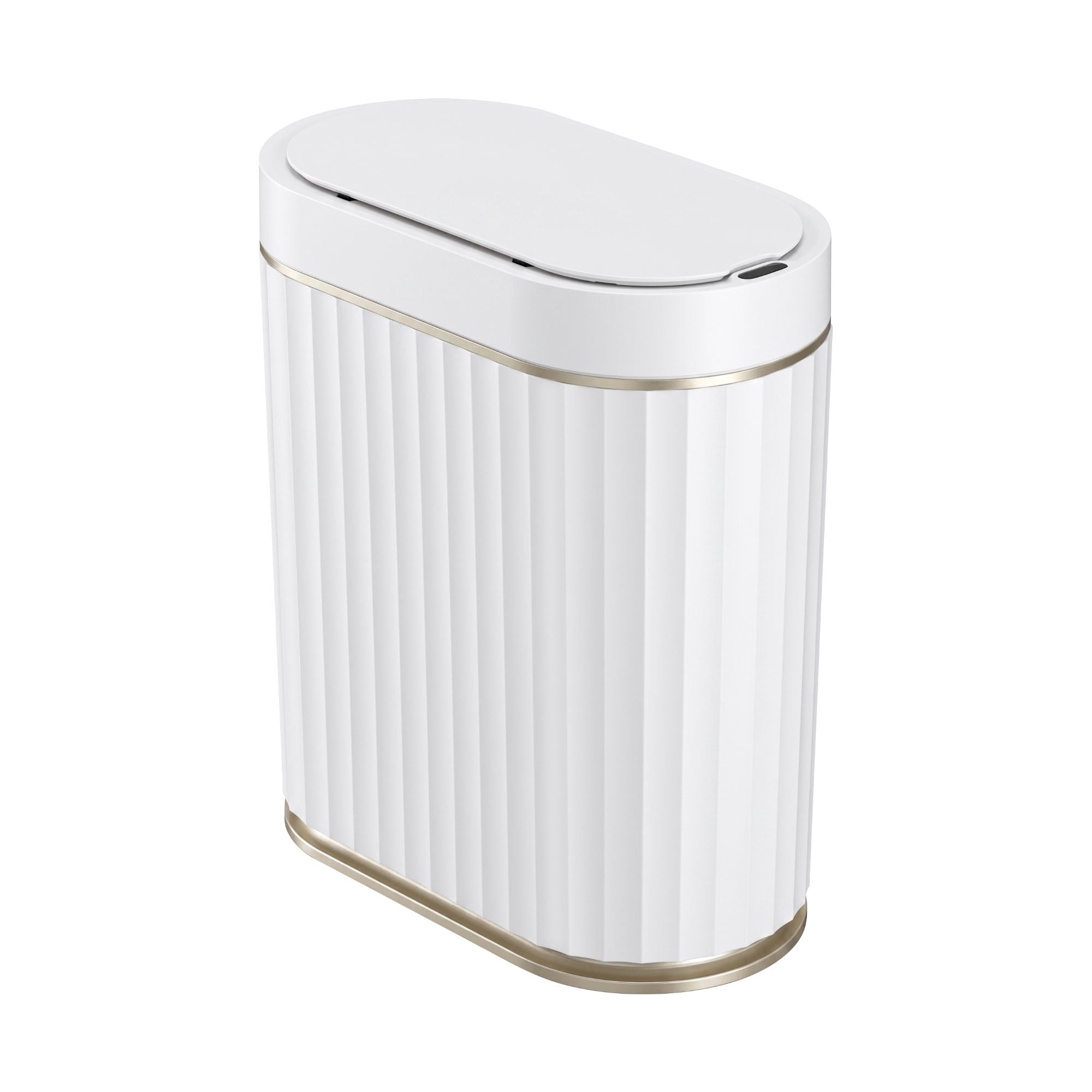 Devanti 7L Slim Motion Sensor Bin – White