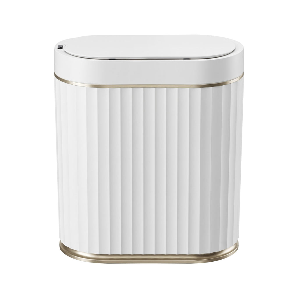 Devanti 7L Slim Motion Sensor Bin – White
