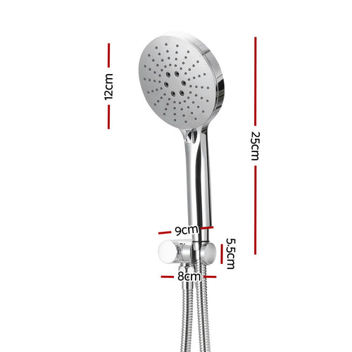 4.7-Inch Handheld Shower Set – Silver