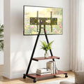 Artiss Mobile TV Stand Rolling Cart Wheels 32-75" Heavy Duty 133kg Mount Bracket