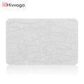 Hivvago Diatomaceous Earth Stone Bath Mat Fast Drying Non Slip Bathroom Mat