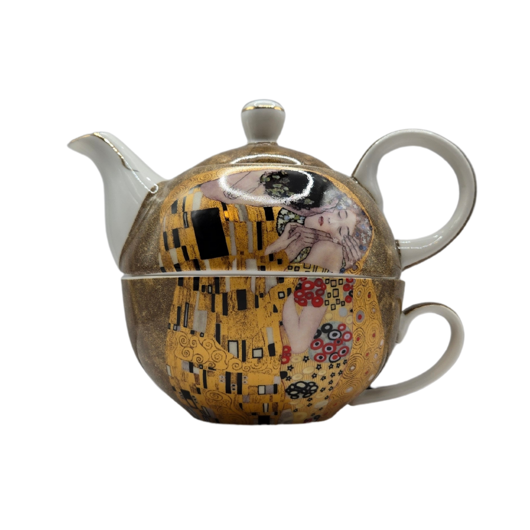 Gustav Klimt The Kiss Tea-for-One Set with Infuser