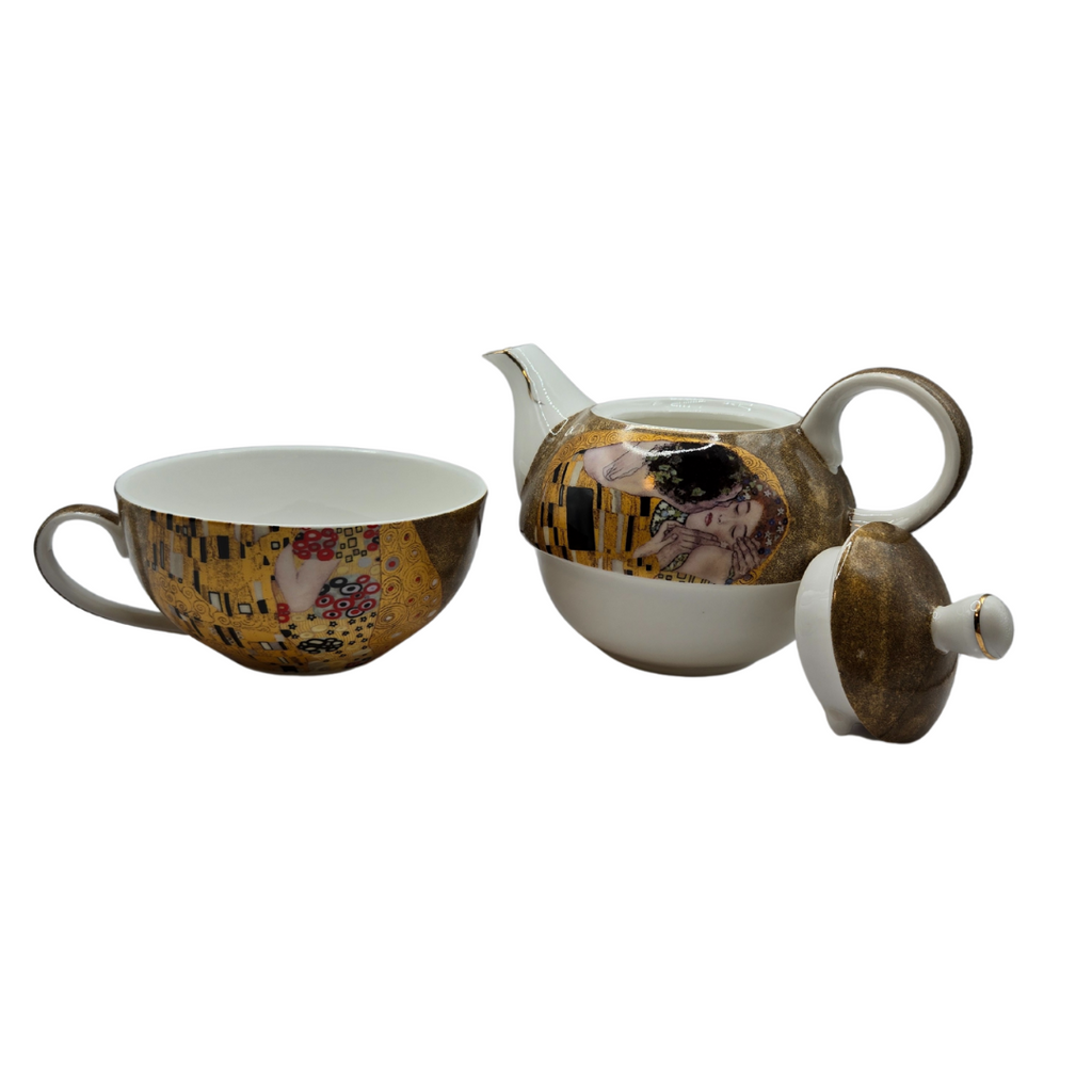 Gustav Klimt The Kiss Tea-for-One Set with Infuser
