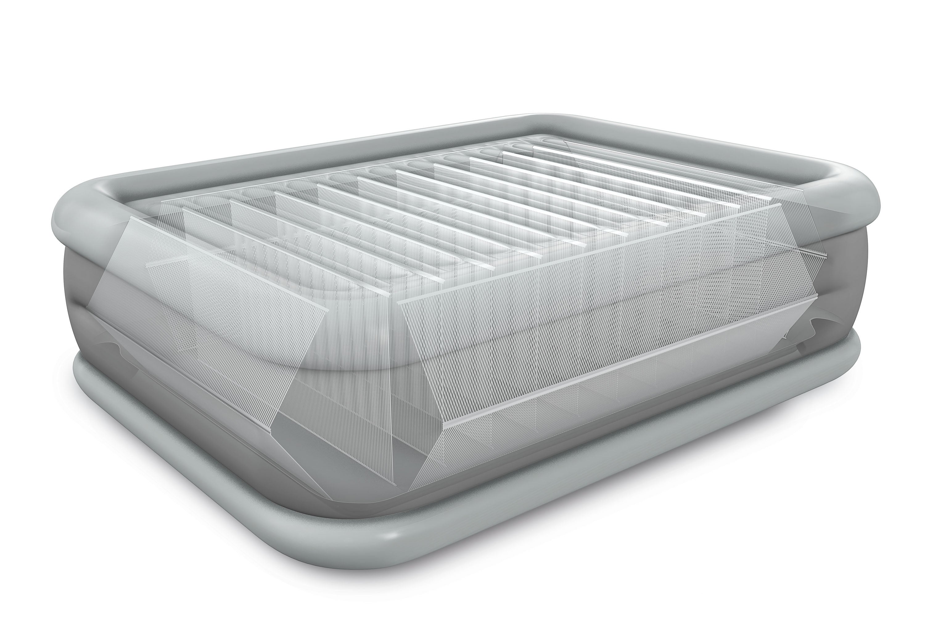 INTEX Queen Dura-Beam® Comfort Plush Air Mattress w/ Built-In USB Electric Pump 64418