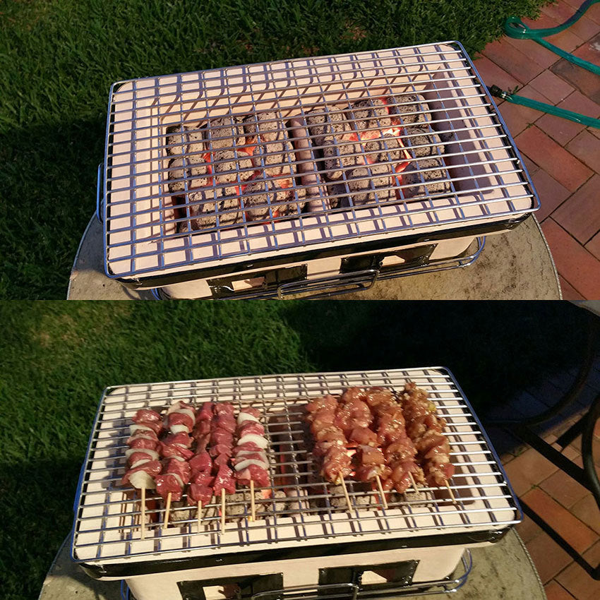 Samland JAPANESE KOREAN CERAMIC HIBACHI BBQ TABLE GRILL