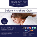 Renee Taylor Deluxe High-Loft Microfibre Quilt – 600GSM, King