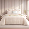 Renee Taylor Bella Jacquard Double Quilt Cover Set – Blush