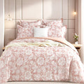 Renee Taylor Aura Jacquard King Quilt Cover Set – Blush